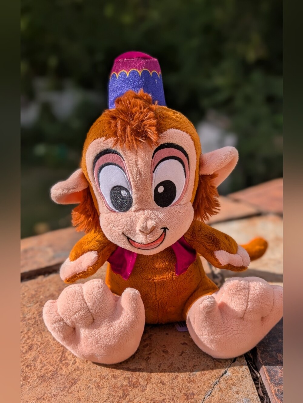 Disney Parks Exclusive Aladdin Monkey Abu Big Feet Plush